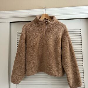 H&M Tan Teddy Jacket